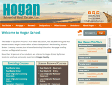 Tablet Screenshot of hoganschool.com